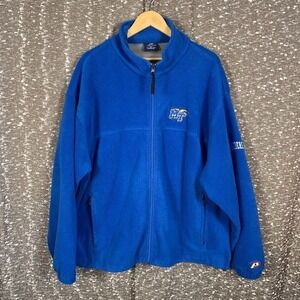 Vintage MTSU Pro Player Blue Fleece Full Zip Sweatshirt‎ Size XL Blue Raiders